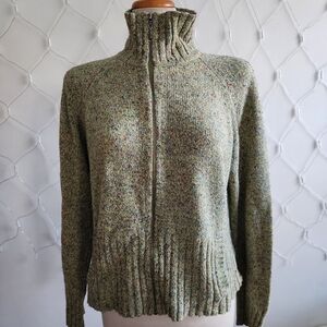 Vintage Evan Picone Cardigan • Confetti Knit • Women's • Size Large